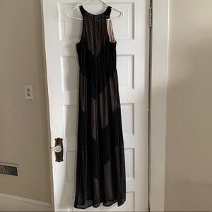 Black maxi dress